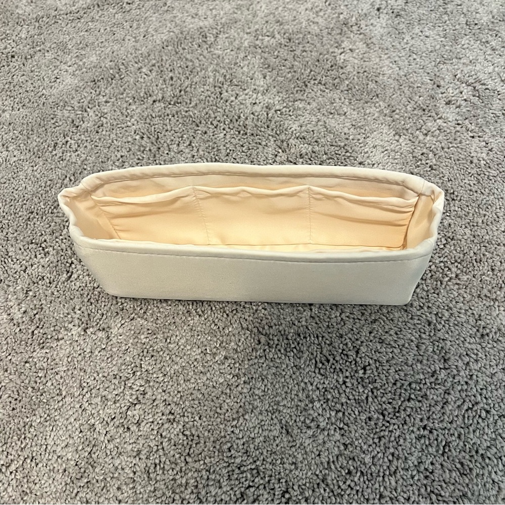 Chanel purse organizer insert in cream color